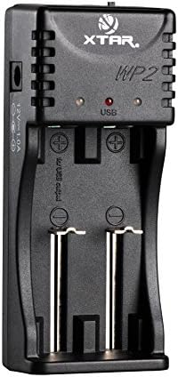 18650 Smart Li-ion Charger and Two 3100mAh Panasonic Lithium-Ion Rechargeable Batteries Kit (NEW Version)