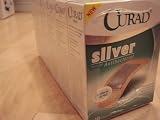 6 boxes 60 Curad Silver Antibacterial XLarge Bandages