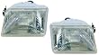 1993-1997 (1994 1995 1996 93 94 95 96 97) Ford Ranger Headlight Assembly - One Pair (Both Driver and Passenger Sides) - DOT Certified Headlamp
