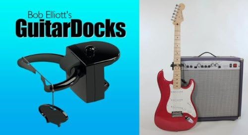 BOB ELLIOTT'S GUITAR DOCKS PORTABLE GUITAR STAND SECURE ANYWHERE!
