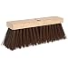 Magnolia Brush 1616 16-Inch Brown Polypropyelen Plastic Street Broom, (Carton of 6)