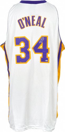 Shaquille O'Neal Los Angeles Lakers Autographed White Jersey