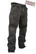 Xelement Men's Classic Fit Black Stonewash Denim Motorcycle Racing Pants