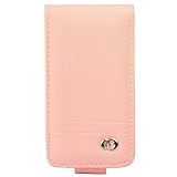 iPhone 4 Tasche Leder Flip Case für iPhone 4 4S Tasche Hülle Etui Case Ledertasche iPhone 4 4S Schutzhülle (rosa)