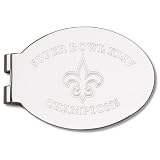 New Orleans Saints Super Bowl XLIV Champions Engraved Money Clip