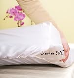 100 Charmeuse Silk Fitted Sheet ivory Double 140 Cm X 190 Cm26 Cm