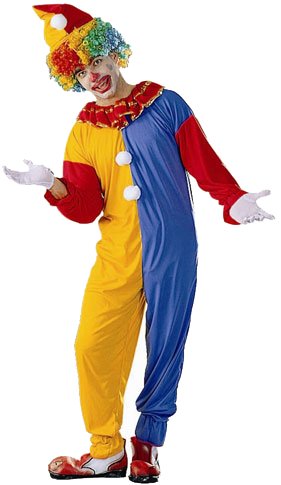 Adult Circus Clown Halloween Costume