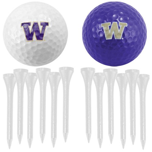 Washington Huskies Golf Ball Tee Combo Pack