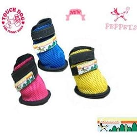 Small Yellow Dog Sports Shoes, Boots