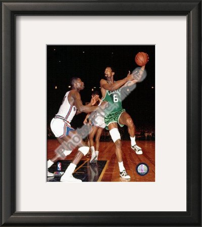 Bill Russell 1967 , Boston Celtics Framed Photographic Poster Print, 15x16