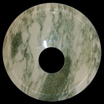 Faucet parts and accessories Black/White Glass, Arabescato Waterfall Disk
