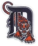 Detroit Tigers Tiger Through D MLB Team Logo Patch