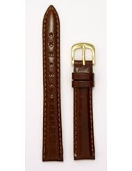Ladies Genuine Italian Leather Watchband Tan 10mm Watch Band - by JP Leatherworks