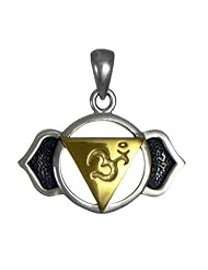 Ajna: "Third Eye" The Brow Chakra Pendant - Sterling Silver Jewelry