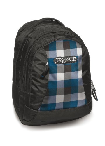 JanSport Rucksack Essence, blue streak block check, 50x30x21, 31 liters, TPZ5 - farbl. sortiert