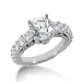 2.00CT F-G Color SI1 Clarity 14KT White Gold Diamond Engagement Ring