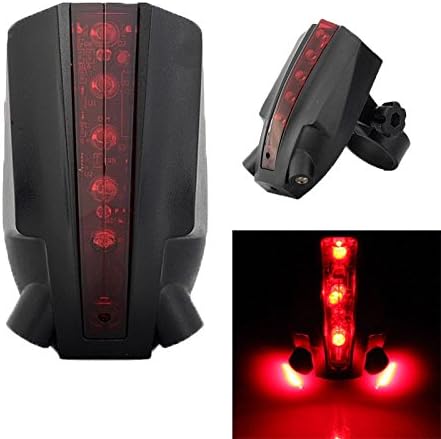 Owimin LED Bicycle Laser Taillight Bike Rear Light Wireless Brake Warning US