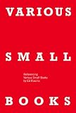 VARIOUS SMALL BOOKS: Referencing Various Small Books by Ed Ruscha