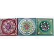 Pink Aqua Turquoise Brooch Note pad assortment: Jeweled Mini Notepad, Punch Studio