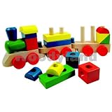 Eigenschaften woody / EISENBAHN HOLZ STECKSPIEL HOLZEISENBAHN BAUSTEINE NEU