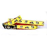 Bulldog - Yellow Collar and Lead Set