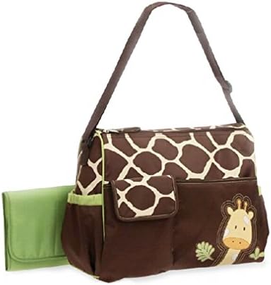 Xinjiechuang Versatile Fashion Large Capacity Giraffe Diaper Bag (Green)