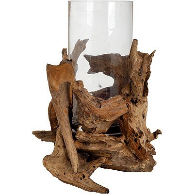 Tree Trunk Base Clear / Candleholder