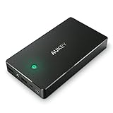 [Quick Charge 2.0対応]Aukeyモバイルバッテリー 20000mAh PowerAll急速充電可能iPhone / iPad / iPod / Xperia / Galaxy / Nexus Android各種他対応 Qualcomm認証済 USB-C/Type-Cケーブル付属 PB-Y1（ブラック）
