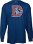Denver Broncos -Blue- Classic NFL Throwback Logo Long Sleeve T-Shirt