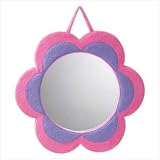 PLUSH FLOWER WALL MIRROR