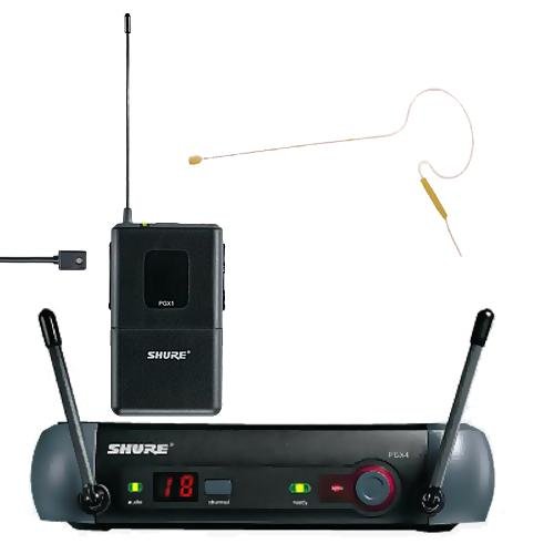 Shure Pgx1493630 Lavalier Wireless Microphone Combo with Av-jefe Mini Headset