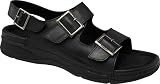 Drew Shoe Women's Sahara Sandal,Black,10 W US
