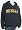 Soffe Michigan Hoodie with Tackle Twill Logo (Large, Navy)