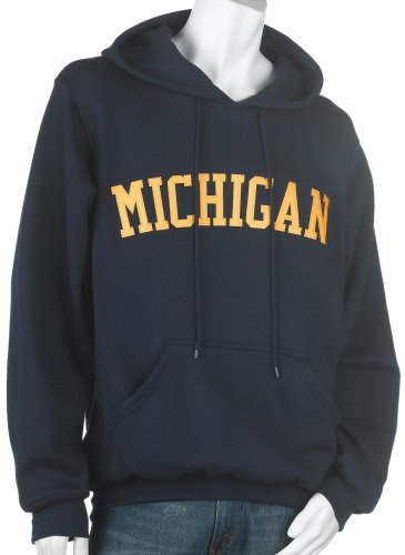 Soffe University of Michigan Hoodie with Tackle Twill Logo