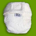 Little Lamb Cotton Fabric Reuseable Nappy Size 2