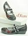 s.Oliver Slipper Ballerina schwarz / grau