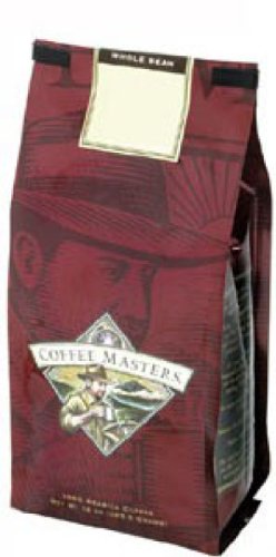Coffee Masters Flavored Coffee Frosty's Favorite Decaffeinated, Whole Bean, 12-Ounce (Pack of 2)