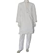 Men Cotton Clothing Embroidered Kurta Pajama Long Sleeve Size L Chest :42 (gkp560)