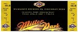 Milwaukee Brewers - Miller Park First Game 2001 Opening Day Canvas Mega Ticket