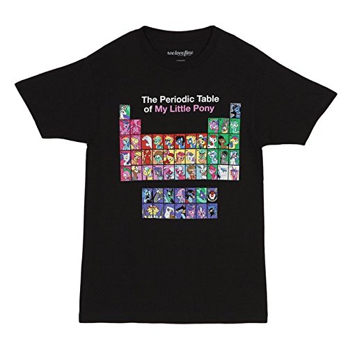 My Little Pony Periodic Table Adult T-Shirt