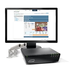 Archerfish Quattro Interactive Video Monitoring and Recording System with 2 Day/Night Color Weatherproof Cameras (Ivory)