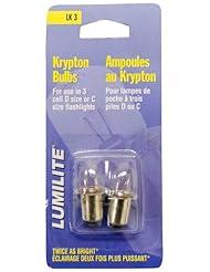 Home Improvement: Lumilite LK3 Krypton 3.6V 0.75A Gas Flange Base Bulb for 3D Cell Flashlight, 2-Pack - Lumilite