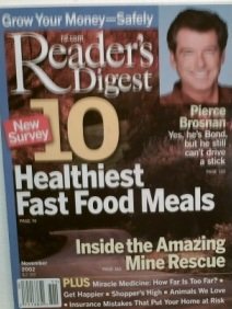 Reader's Digest, November 2002, Pierce Brosnan