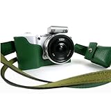 ソニー デジタル一眼α NEX-3用速写ケース（ストラップ付）グリーン