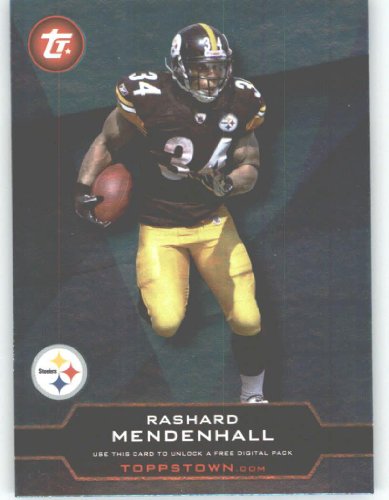 2011 Topps ToppsTown #TT31 Rashard Mendenhall - Pittsburgh Steelers (Topps Town Code Card) (Football Cards)