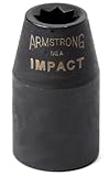 Armstrong 47-319 1/2-Inch Drive 12 Point Impact Socket, 19mm [並行輸入品]