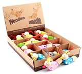 Wooden Bird Whistle - Yellow