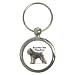 Bouvier des Flandres Key Chain (Round)