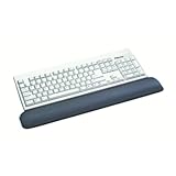 Fellowes 91737 Gel Wrist Rest - Graphite/Platinum