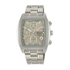 Orient Grey Dial Quartz Chronograph, Alarm, Titanium Watch CTDAA001K